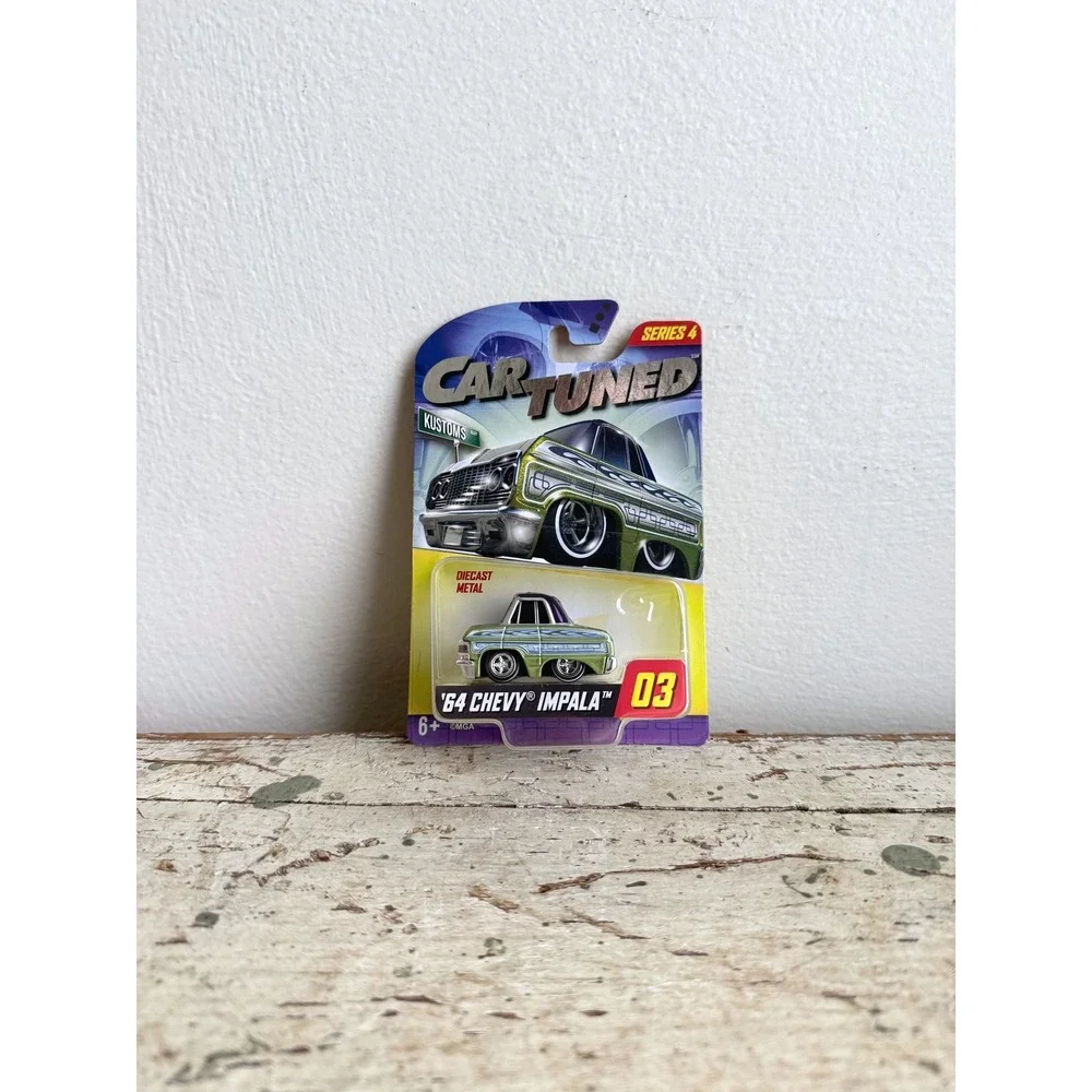 MGA CarTuned Kustoms Series 4 '64 Chevy Impala #03 Green Diecast Metal Car 1:64